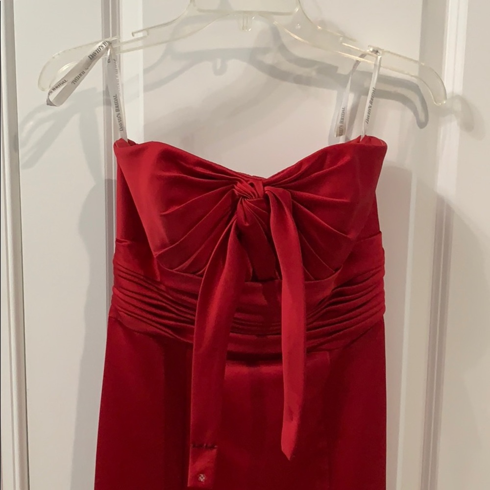 David’s bridal bridesmaid dress